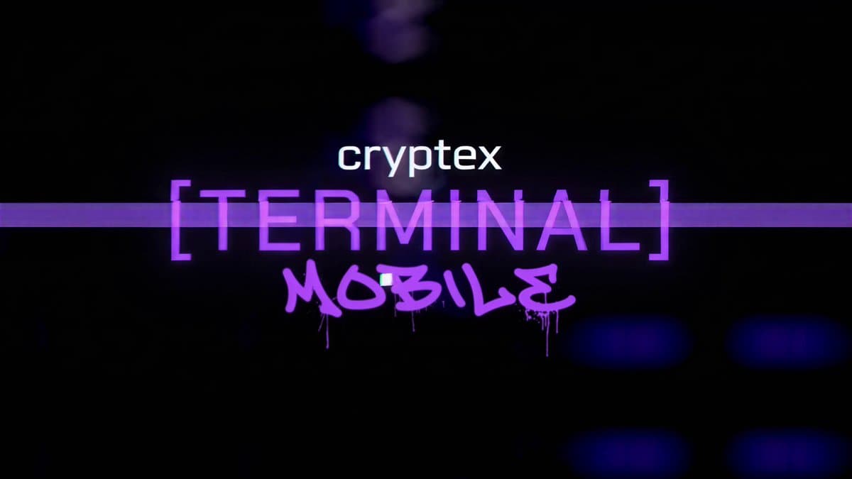GM. The Cryptex Digital Market Cap Index is now live in the palm of your hand. Introducing Cryptex Terminal for mobile.